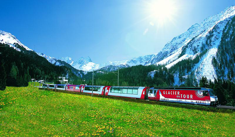 Glacier Express, traumhafte Fahrt im „langsamsten Schnellzug der Welt“ | CHR10100