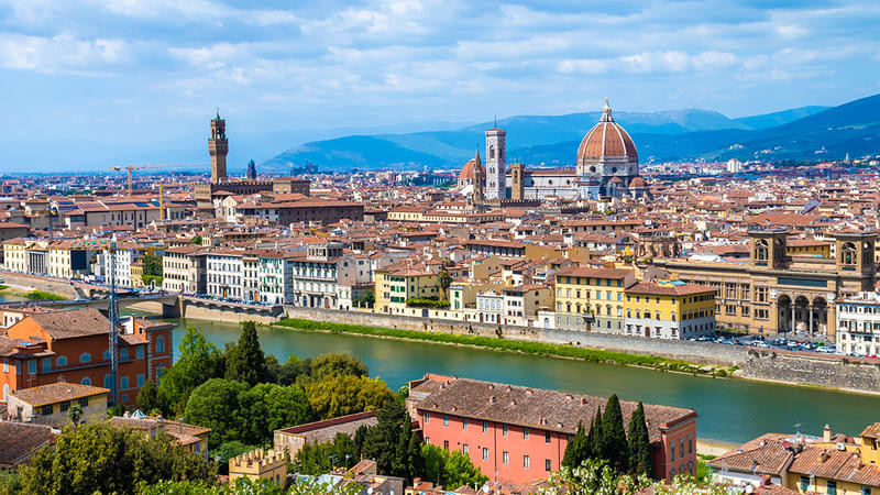 Florenz, Blick vom Piazzale Michelangelo | FLR10700