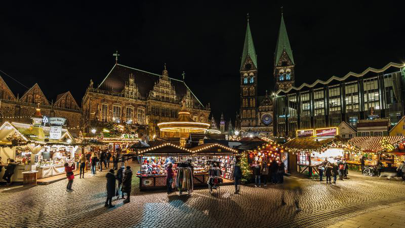 Deutschland Bremen Weihnachtsmarkt 599807190 ©AdobeStock Aloyzas | BRE16300