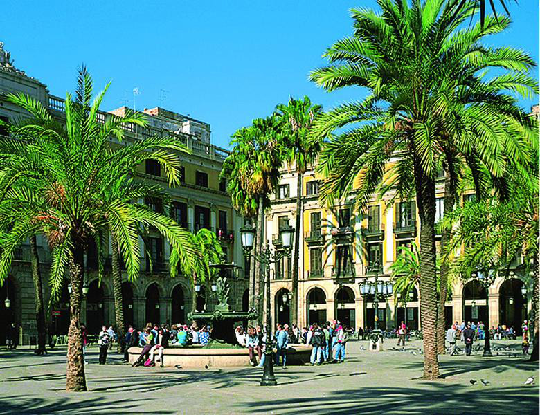 Barcelona, Plaza Real | GRO94130